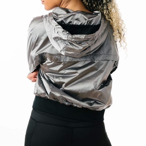 Zyia 1738 silver galaxy jacket NWT XL - Picture 5 of 6